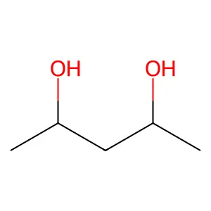 2,4-PENTANEDIOL structure