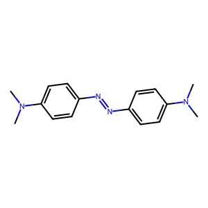 p-N-Dimethylaminoazobenzene structure