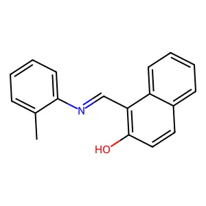 1-[(2-methylphenyl)iminomethyl]naphthalen-2-ol structure