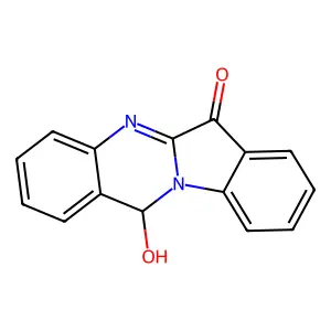 12-hydroxy-12H-indolo[2,1-b]quinazolin-6-one structure