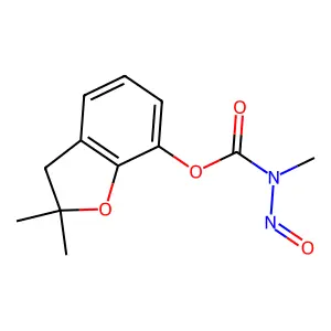 N-nitrosocarbofuran structure