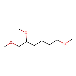 1,2,6-trimethoxyhexane structure