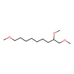 1,2,9-trimethoxynonane structure
