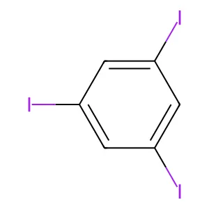 1,3,5-TRIIODOBENZENE structure