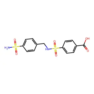 Compound C14H14N2O6S2 structure