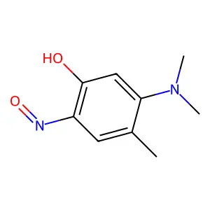 Phenol, 5-(dimethylamino)-4-methyl-2-nitroso- structure