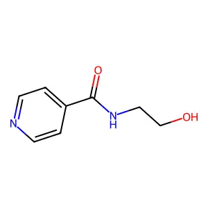 N-(2-Hydroxyethyl)isonicotinamide structure