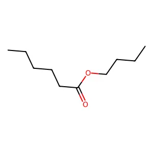 Butyl hexanoate structure