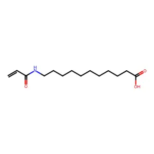 11-(acryloylamino)undecanoic acid structure
