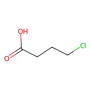 4-Chlorobutanoic acid structure