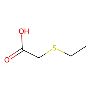 (Ethylthio)acetic acid structure