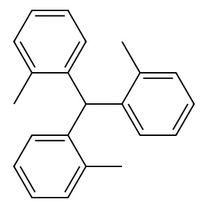 1,1',1''-methanetriyltris(2-methylbenzene) structure