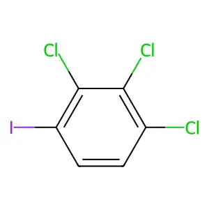 1,2,3-trichloro-4-iodobenzene structure