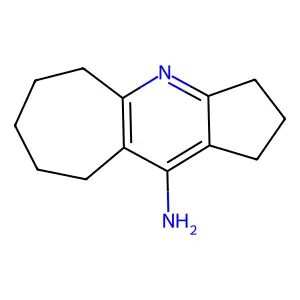 10-Amino-2,3,4,5,7,8,9-heptahydro-1H-cyclohepta(b)cyclopenta(e)pyridine structure