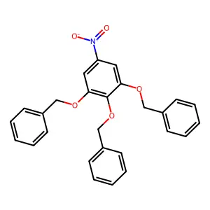 1,2,3-tri(benzyloxy)-5-nitrobenzene structure