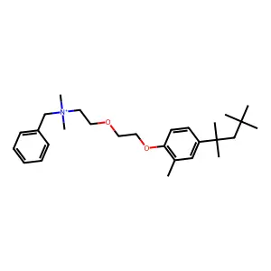 Methylbenzethonium structure