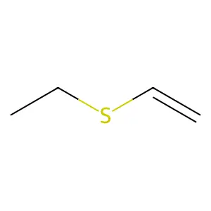 Ethyl vinyl sulfide structure