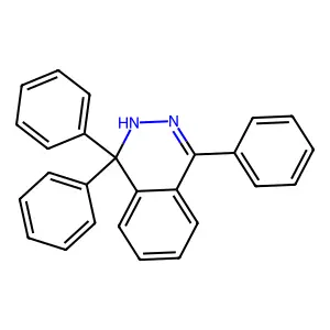 1,1,4-triphenyl-2H-phthalazine structure