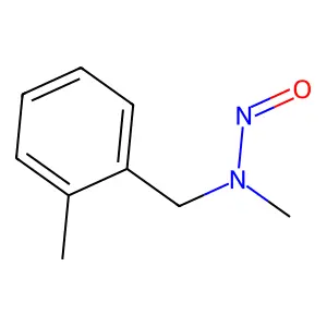 N-methyl-N-[(2-methylphenyl)methyl]nitrous amide structure