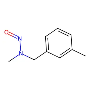 N-methyl-N-[(3-methylphenyl)methyl]nitrous amide structure