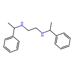 N,N'-Bis(1-phenylethyl)diaminoethane structure