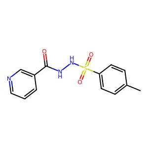 N'-(4-methylphenyl)sulfonylpyridine-3-carbohydrazide structure