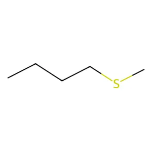 Butyl methyl sulfide structure