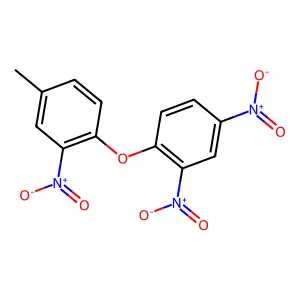 1-(2,4-dinitrophenoxy)-4-methyl-2-nitrobenzene structure