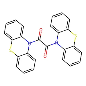 1,2-di(phenothiazin-10-yl)ethane-1,2-dione structure