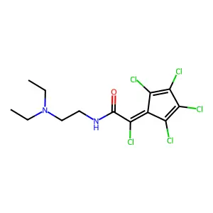 Compound C13H15Cl5N2O structure