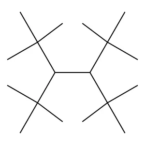 1,1,2,2-Tetra-t-butylethane structure