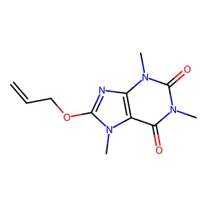 Compound C11H14N4O3 structure