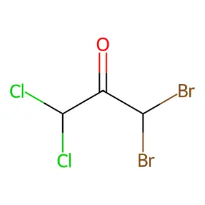 1,1-Dibromo-3,3-dichloroacetone structure