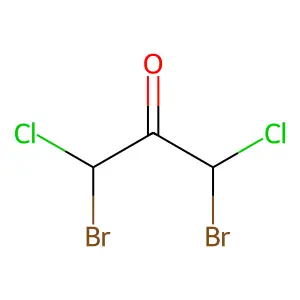 1,3-Dibromo-1,3-dichloroacetone structure