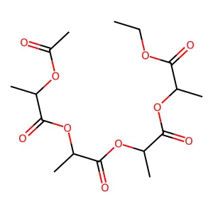 [1-[1-(1-ethoxy-1-oxopropan-2-yl)oxy-1-oxopropan-2-yl]oxy-1-oxopropan-2-yl] 2-acetyloxypropanoate structure