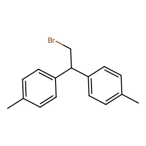 1-[2-bromo-1-(4-methylphenyl)ethyl]-4-methylbenzene structure
