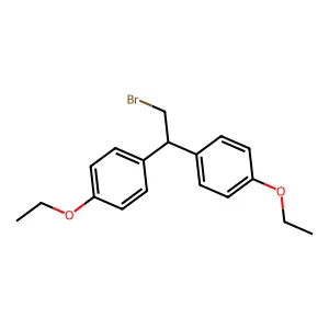 1-[2-bromo-1-(4-ethoxyphenyl)ethyl]-4-ethoxybenzene structure