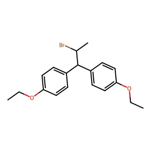1-[2-bromo-1-(4-ethoxyphenyl)propyl]-4-ethoxybenzene structure