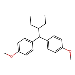 1-[2-ethyl-1-(4-methoxyphenyl)butyl]-4-methoxybenzene structure