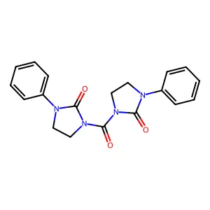 1-(2-oxo-3-phenylimidazolidine-1-carbonyl)-3-phenylimidazolidin-2-one structure