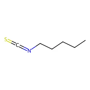 Pentyl isothiocyanate structure