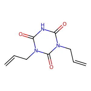 1,3-bis(prop-2-enyl)-1,3,5-triazinane-2,4,6-trione structure