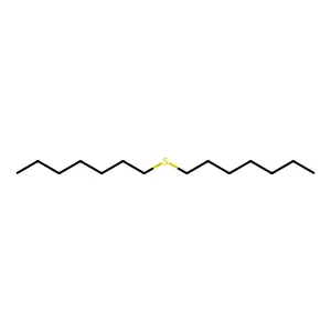 Diheptyl sulfide structure