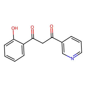 1-(2-hydroxyphenyl)-3-pyridin-3-ylpropane-1,3-dione structure