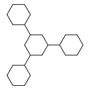 1,3,5-tricyclohexylcyclohexane structure