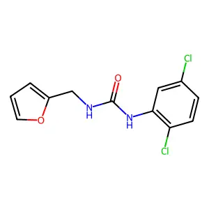 1-(2,5-dichlorophenyl)-3-(furan-2-ylmethyl)urea structure