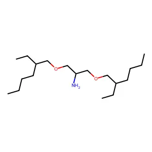 1,3-bis(2-ethylhexoxy)propan-2-amine structure