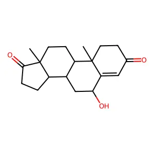 (6R,8R,9S,10R,13S,14S)-6-hydroxy-10,13-dimethyl-2,6,7,8,9,11,12,14,15,16-decahydro-1H-cyclopenta[a]phenanthrene-3,17-dione structure