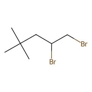 1,2-dibromo-4,4-dimethylpentane structure