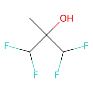 1,1,3,3-tetrafluoro-2-methylpropan-2-ol structure